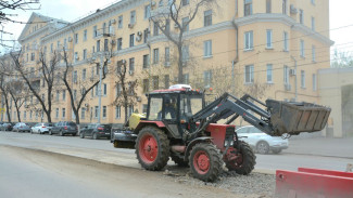 В Астрахани начался завершающий этап работ по реконструкции ливневки на площади Ленина
