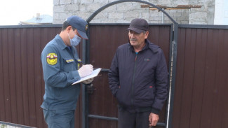 Жителям астраханского села рассказали о правилах пожарной безопасности