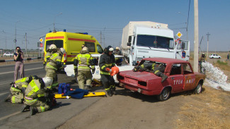 В астраханском МЧС прошли пожарно-тактические учения