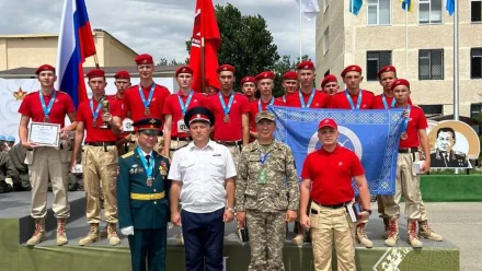 Юнармейцы Астрахани стали бронзовыми призерами Х международного сбора молодёжи 