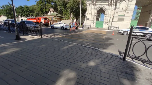 В центре Астрахани сбили девушку