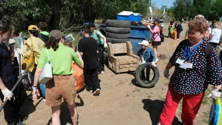 В Астрахани за время "Чистых игр" экоактивисты собрали 12 тонн мусора