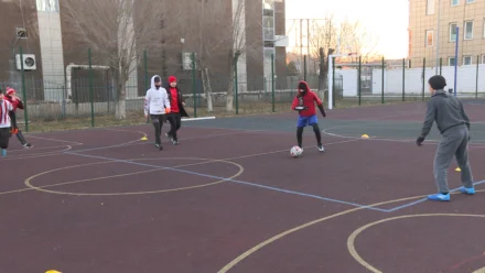 В Астраханской области работает секция по мини-футболу для детей с ОВЗ