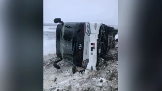 В Ставропольском крае рейсовый автобус попал в ДТП, в котором пострадала 89-летняя астраханка