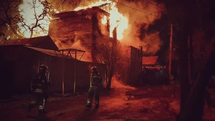 На севере Астраханской области при пожаре погибла женщина