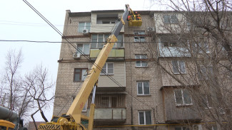 В Астрахани начали усиливать несущие конструкции многоэтажки на Ляхова