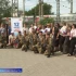 В Астрахани в парке прошло торжественно-парадное дефиле с показом военно-прикладных навыков