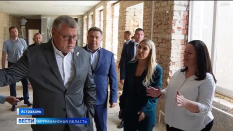 В Астраханском политехническом колледже продолжается капремонт