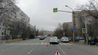 В Астрахани сбили школьника на пешеходном переходе