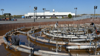 В Астрахани проводятся работы по консервации фонтанов 