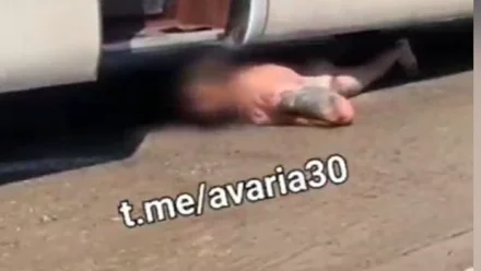 В Астрахани скончался голый мужчина, который лежал под автобусом