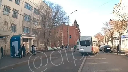 В Астрахани накажут водителей маршруток, которые устроили разборки посреди дороги