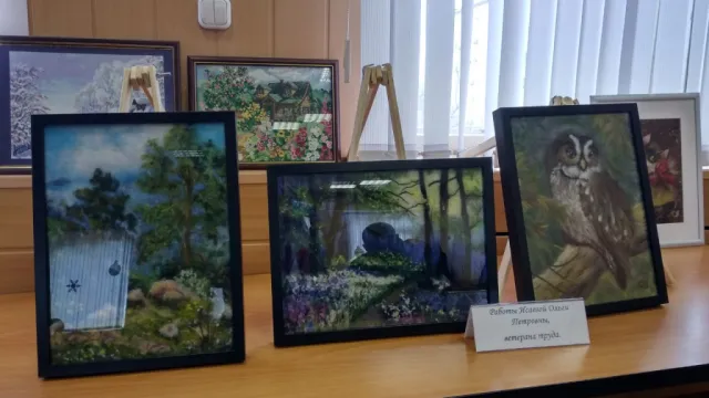 Астраханка создаёт картины из шерсти