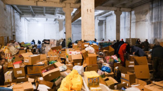 В Астрахани гуманитарный груз для жителей ЛНР и ДНР готовится к отправке 