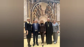 Астраханские педагоги встретились с Патриархом Кириллом и главой Минпросвещения России