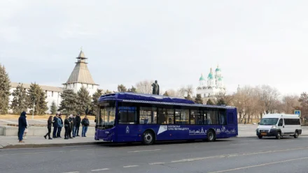 В Астрахани провели тест-драйв новых пассажирских автобусов