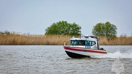 В Астраханской области из лодки во время движения выпали 3 человека