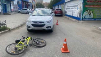 В Астрахани сбили юного велосипедиста