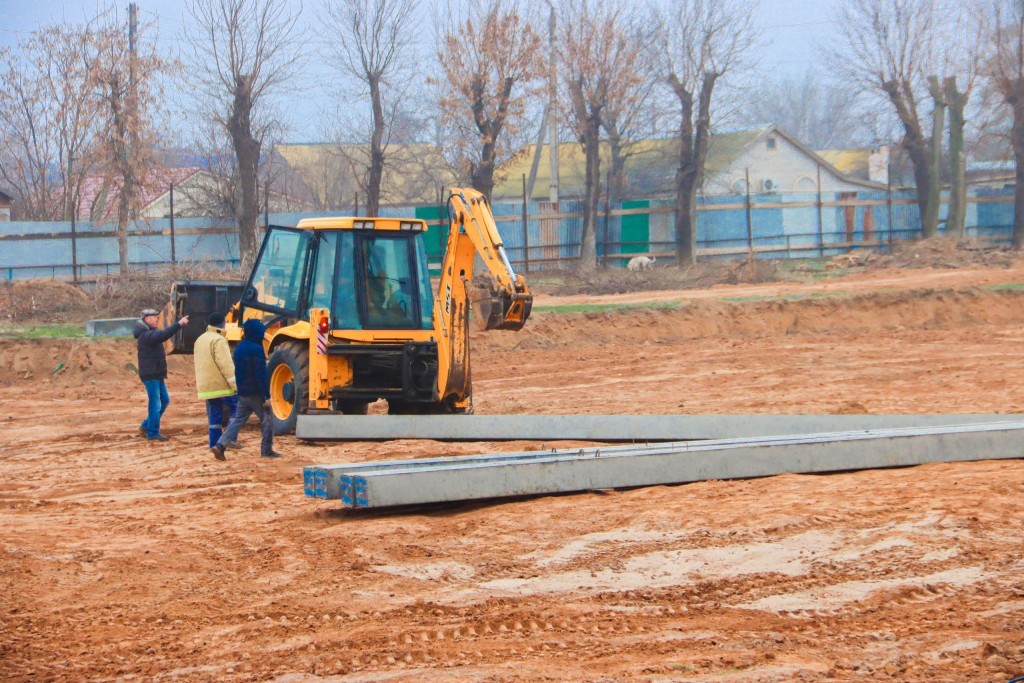 В посёлке под Астраханью началось строительство корпуса школы на 675 мест