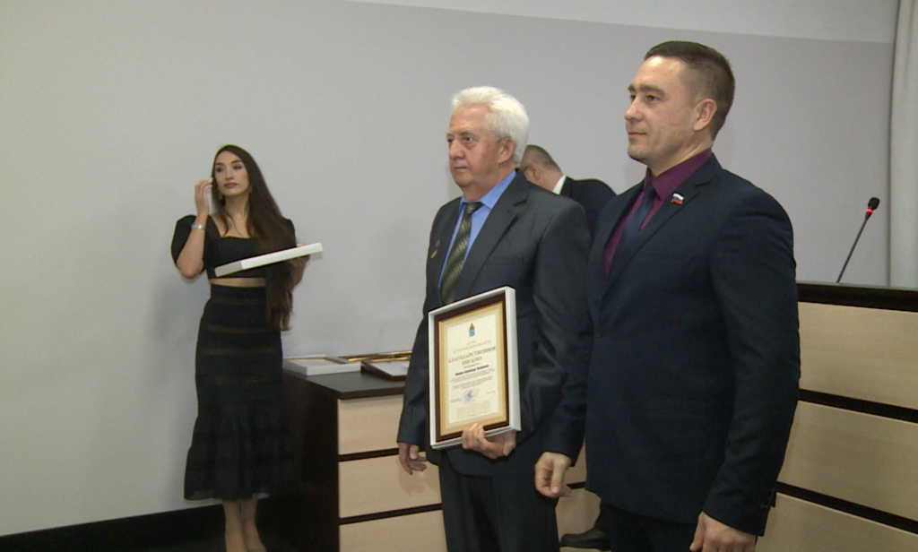 В Астрахани прошла церемония награждения в честь 95-летия ДОСААФ