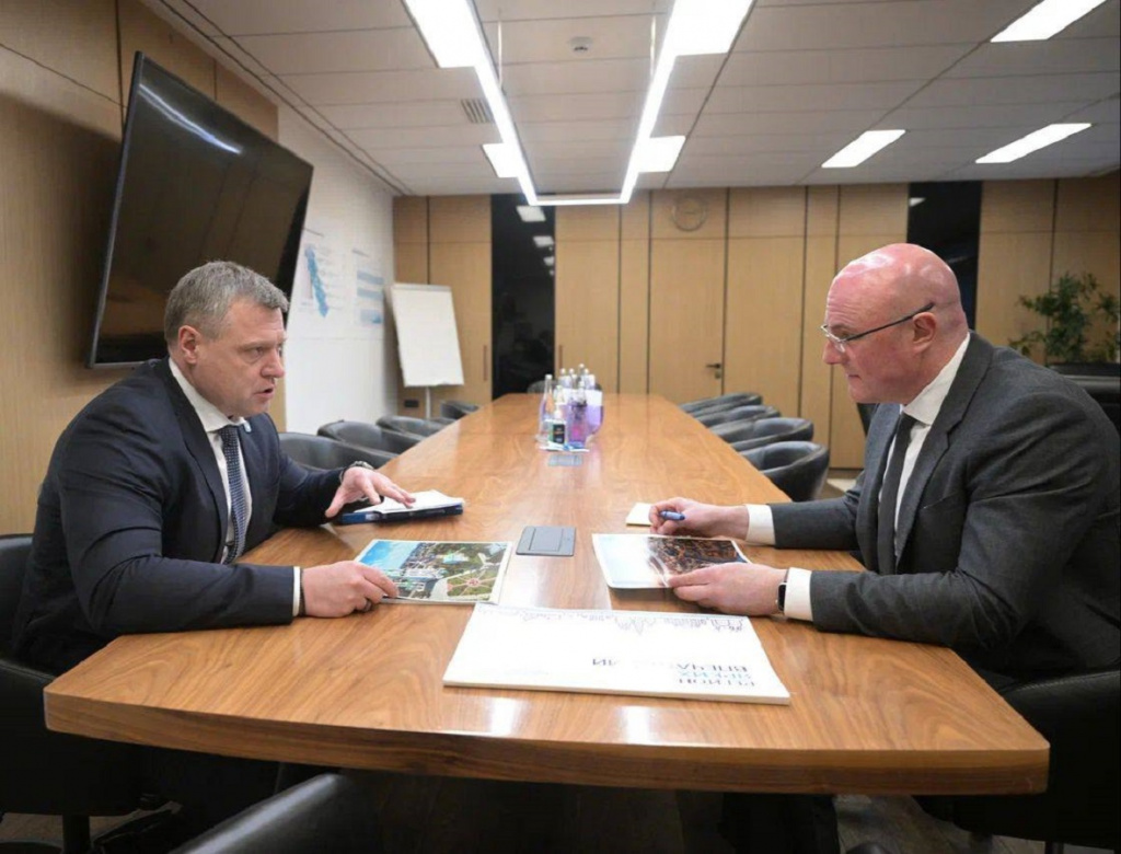 Астраханский губернатор встретился с вице-премьером России Дмитрием Чернышенко