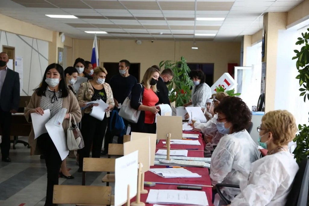 Явка в первый день голосования в Астраханской области составила 14,57%