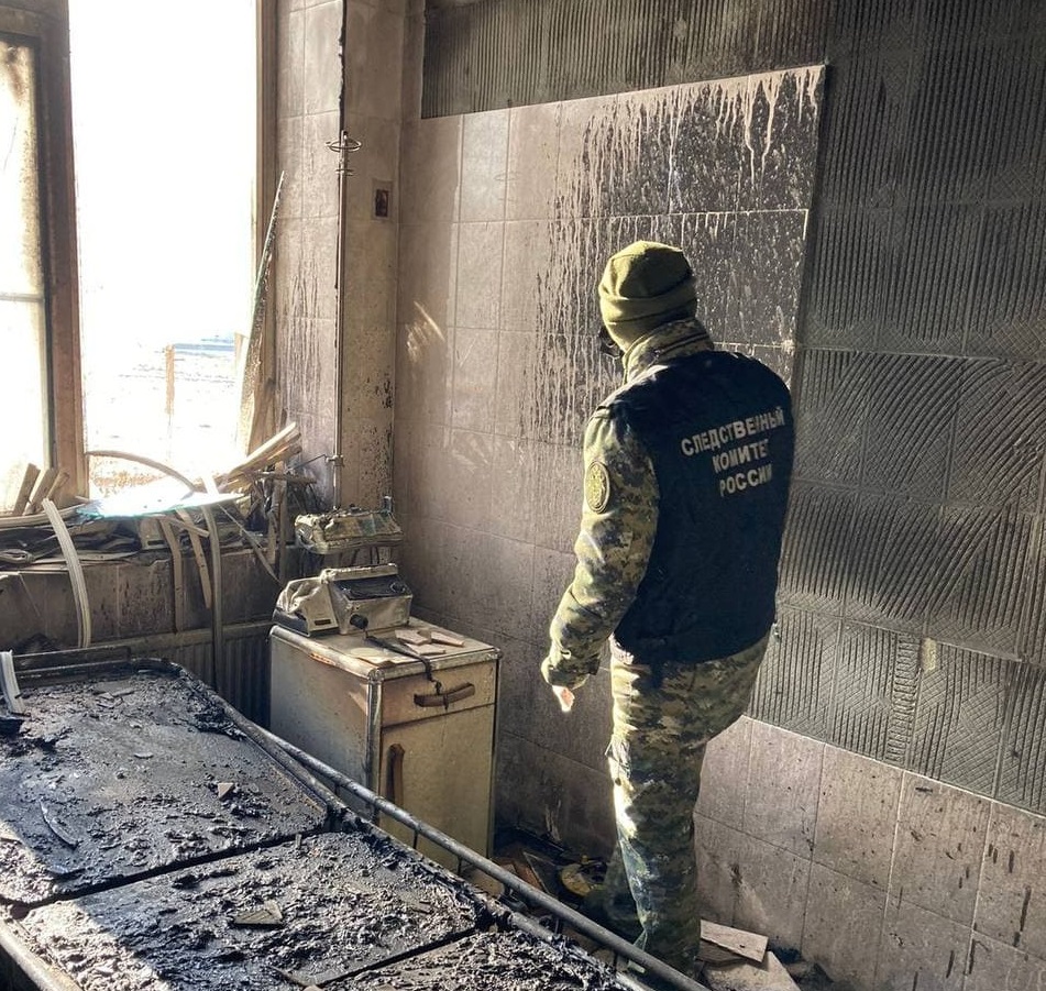 В Астрахани СК завёл дело по факту гибели людей при пожаре в инфекционной больнице 