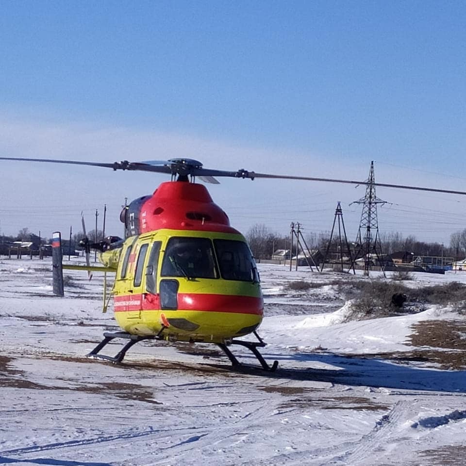 В Астраханской области вертолёт санавиации эвакуировал 24 человека