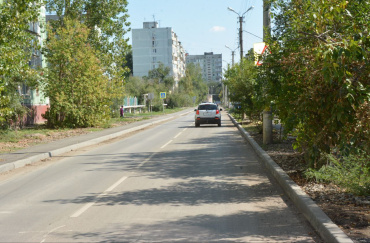 В Астрахани завершили ремонт улицы Курской