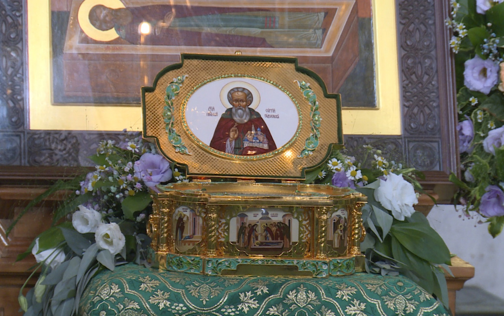 В Астрахань прибыл ковчег с частицей мощей преподобного Сергия Радонежского