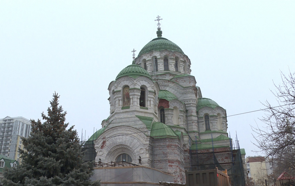 В храме Святого князя Владимира в Астрахани началась масштабная реставрация