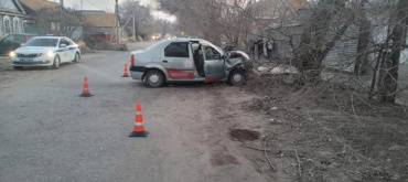 В Астрахани пятеро детей на чужом автомобиле въехали в дерево