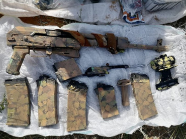 У жителя Астраханской области обнаружили тайник с оружием и боеприпасами