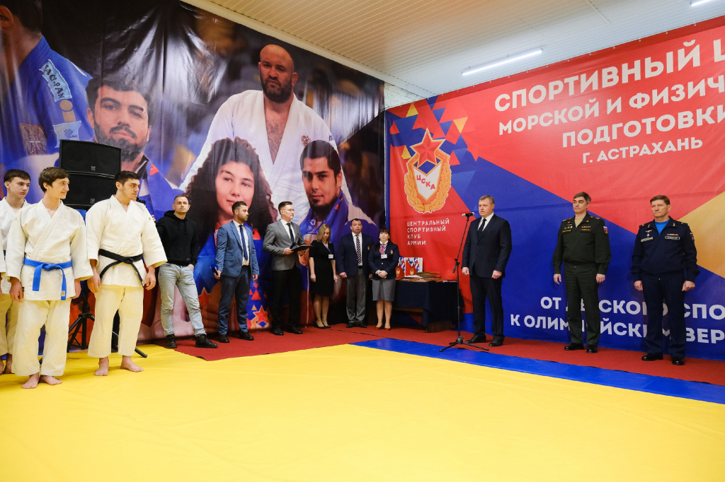 Игорь Бабушкин принял участие в открытии нового зала по дзюдо в Астрахани