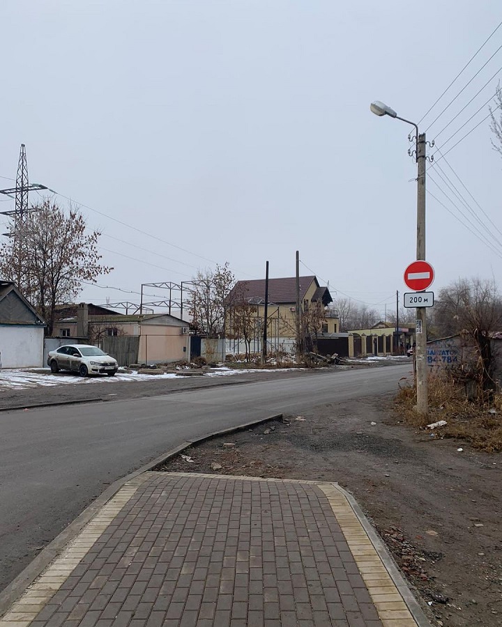 В Астрахани ГИБДД нашла недостаток в дорожной сети на улице Зелёной