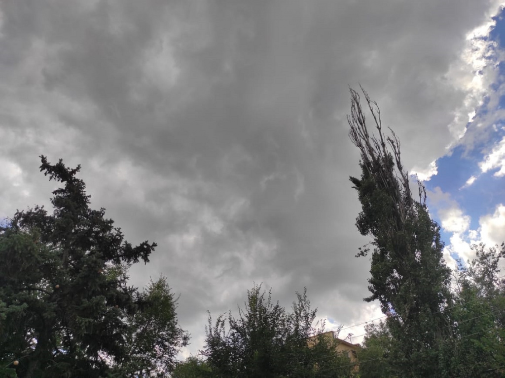 В Астраханской области 27 июля ожидаются дождь и гроза