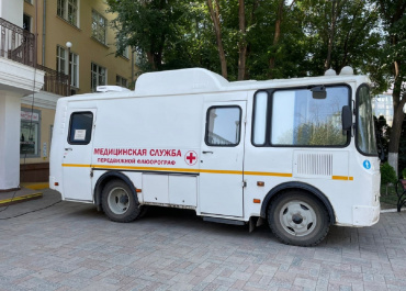 Астраханцам могут бесплатно сделать флюорографию в сквере филармонии