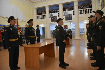 В Астраханской области новобранцы приняли военную присягу на полигоне Капустин Яр