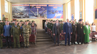 В Астрахани прошла первая торжественная отправка солдат-срочников