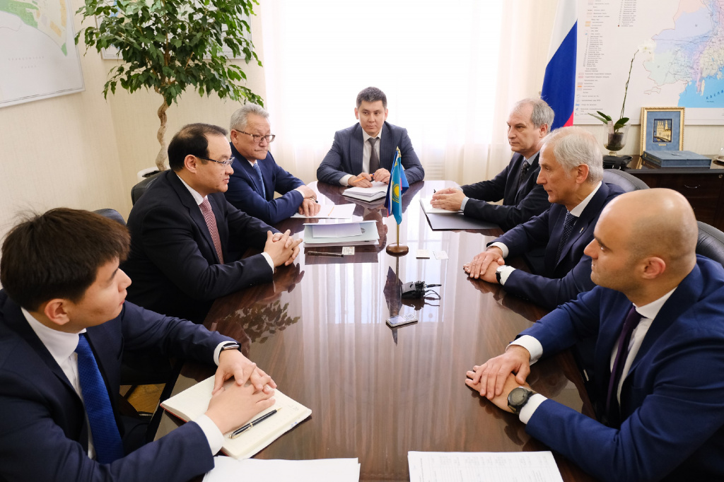 Астраханские власти обсудили с делегацией из Казахстана вопросы сотрудничества