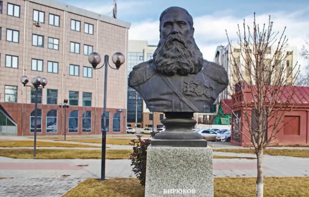 В Астраханской области почтили память атамана казачьего войска Ивана Бирюкова