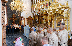 В Астрахани прошёл молебен о здравии участников спецоперации на Украине