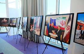 Астраханский губернатор встретился с руководителями делегаций стран Прикаспия