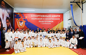 Игорь Бабушкин принял участие в открытии нового зала по дзюдо в Астрахани