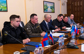 Астраханская делегация во главе с вице-губернатором посетила ЛНР 