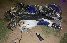 В Астрахани на Магистральной насмерть разбился 32-летний мотоциклист