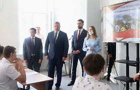 Игорь Бабушкин принял участие в открытии новых мастерских в губернском техникуме