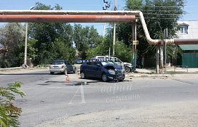 Две пассажирки “Лады” пострадали в ДТП на перекрёстке в Астрахани 