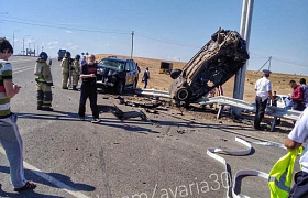 В Астраханской области в ДТП погиб 36-летний водитель