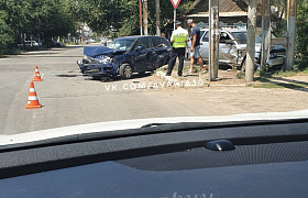 Две пассажирки “Лады” пострадали в ДТП на перекрёстке в Астрахани 